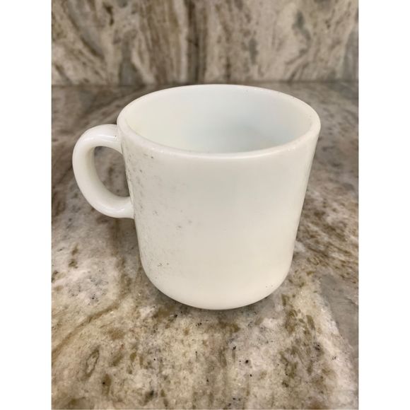 Milk Glass Grandma Grandpa Vintage Coffee Cups #grandma #grandpa #RARE FIND - Picture 3 of 8